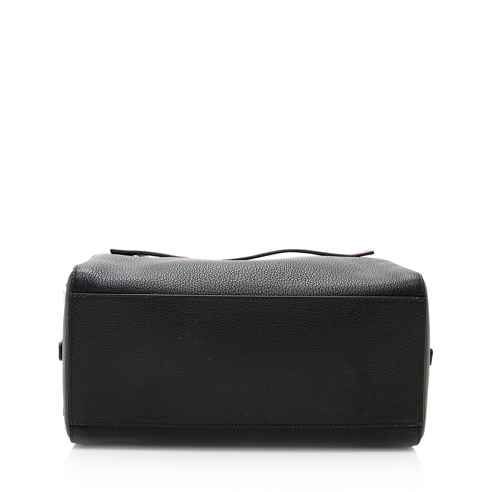 MCM Leather Milano Boston 18 Shoulder Bag (SHF-19819)