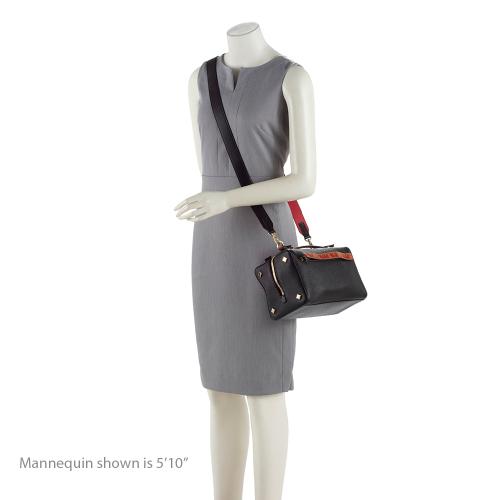 MCM Leather Milano Boston 18 Shoulder Bag (SHF-19819)