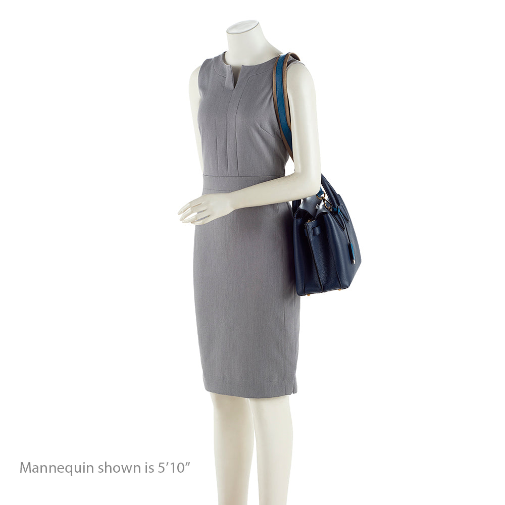 MCM Leather Milla Medium Tote (SHF-19290)