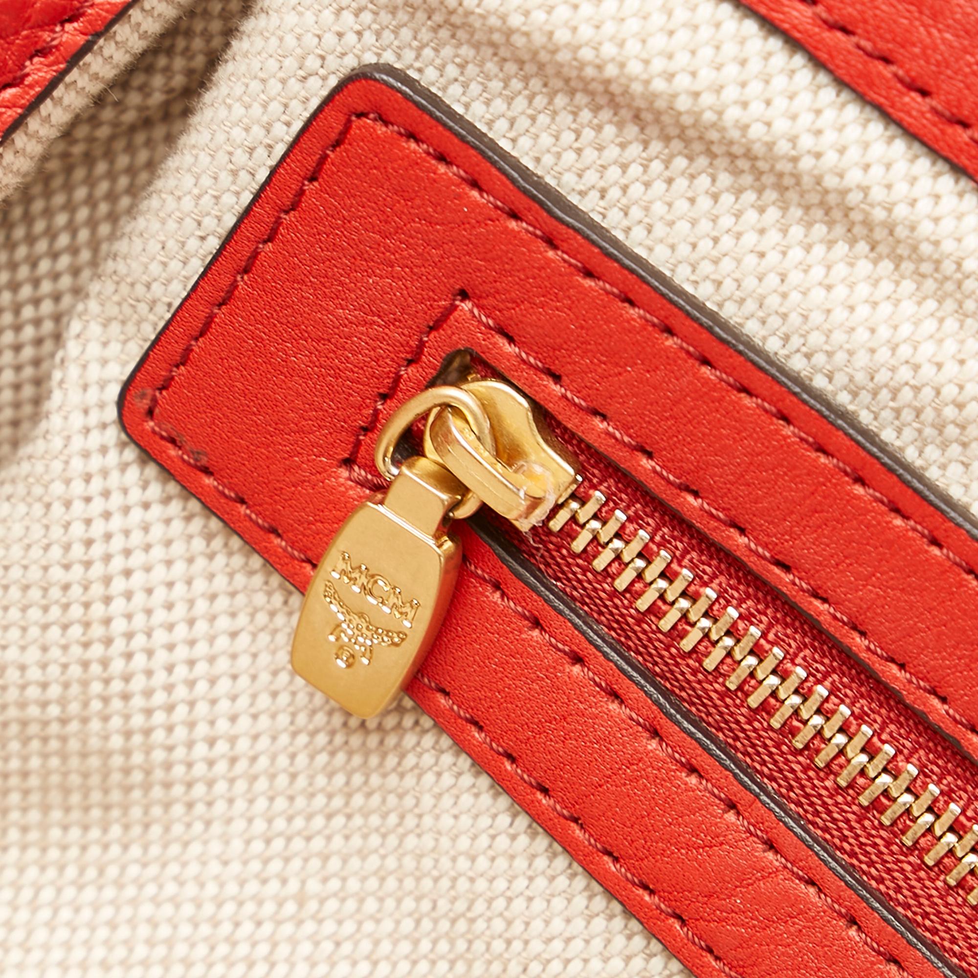 MCM Leather Satchel (SHG-35796)