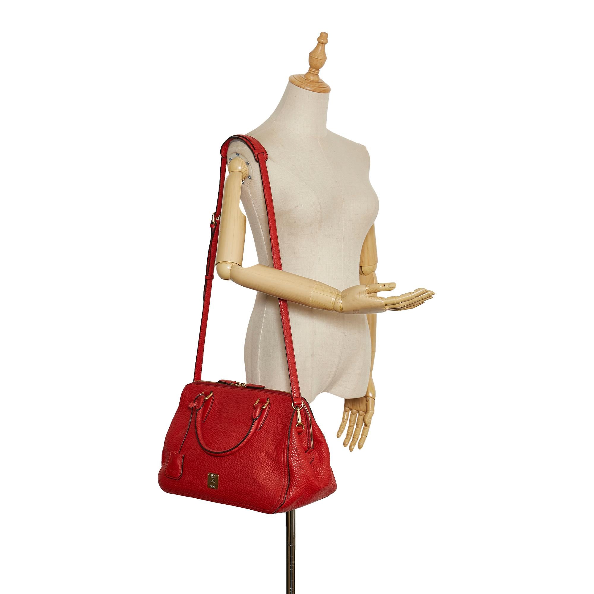 MCM Leather Satchel (SHG-35796)