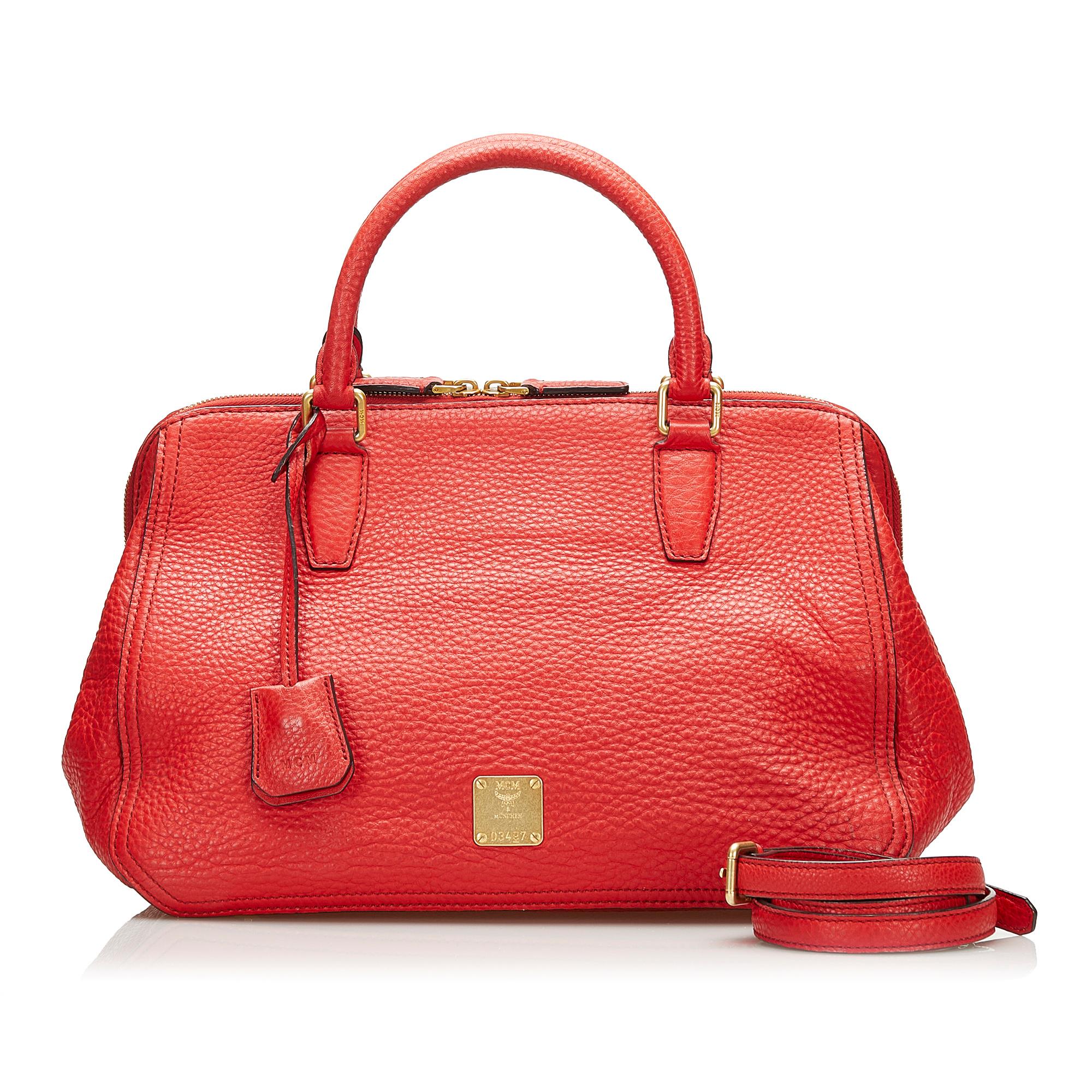 MCM Leather Satchel (SHG-35796)