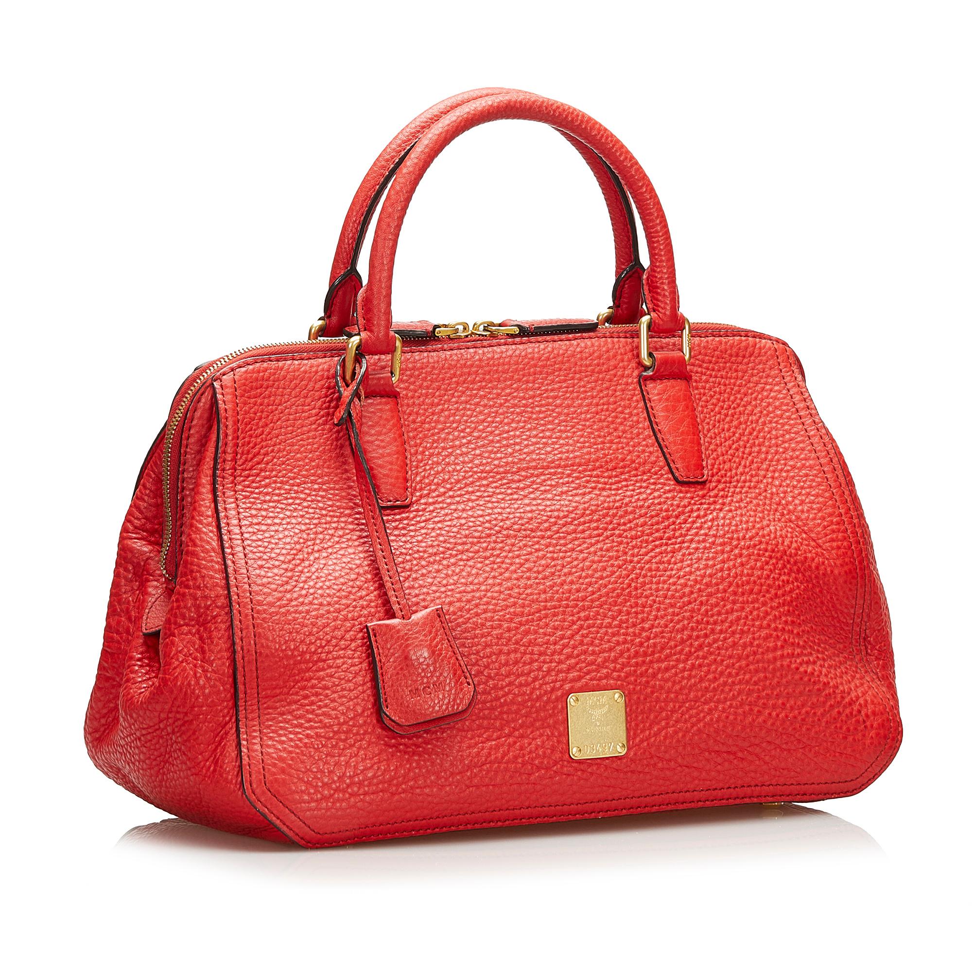 MCM Leather Satchel (SHG-35796)