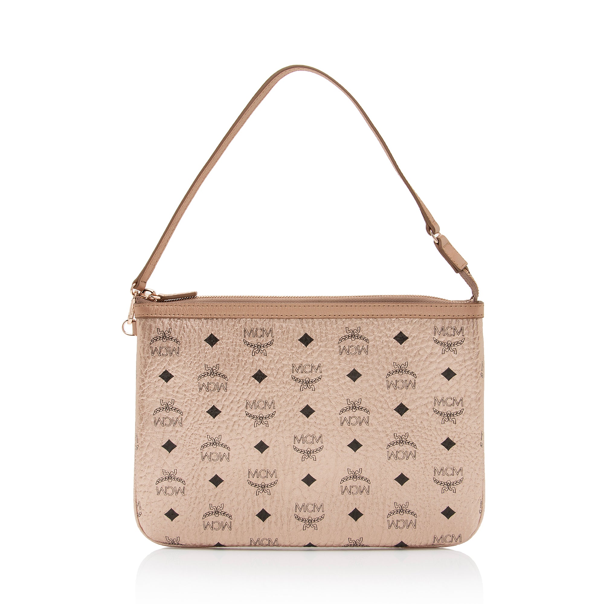 MCM Metallic Visetos Large Pochette (SHF-SYapHQ)