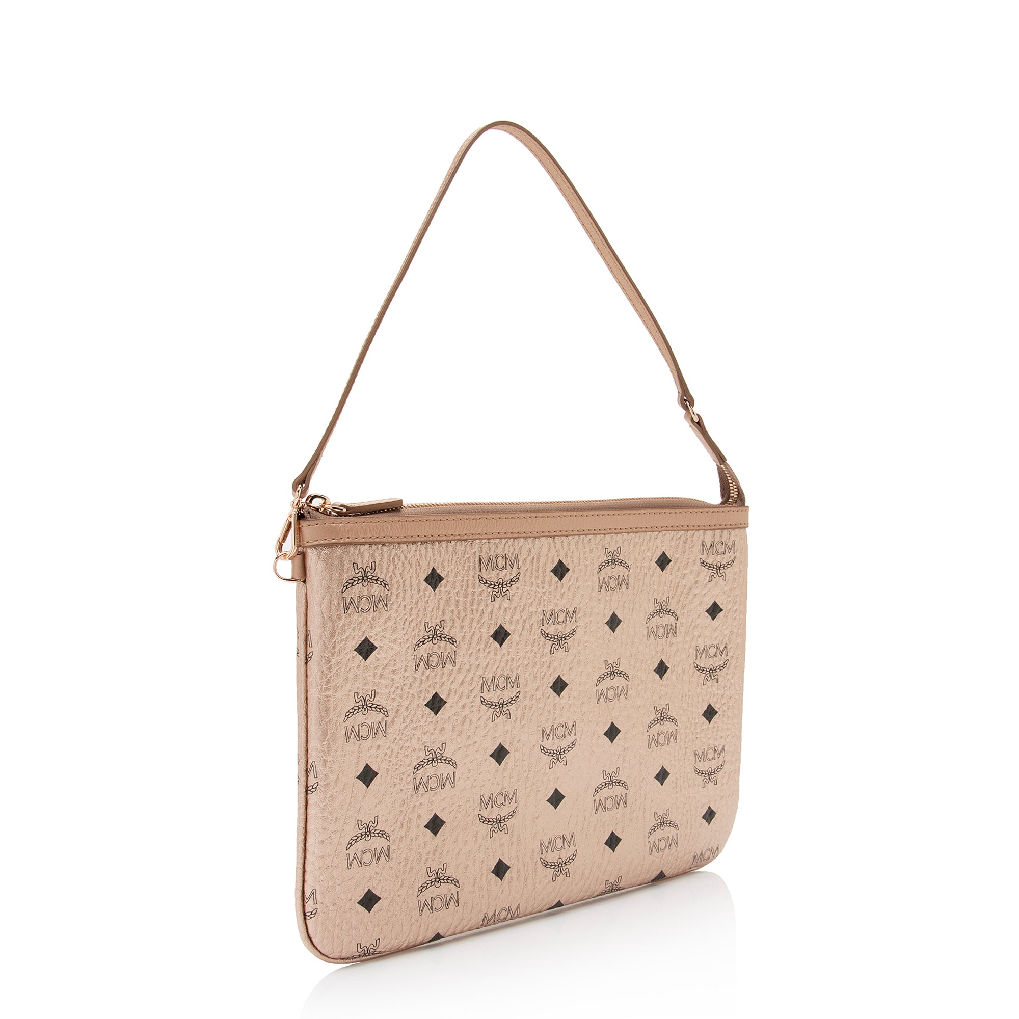 MCM Metallic Visetos Large Pochette (SHF-SYapHQ)