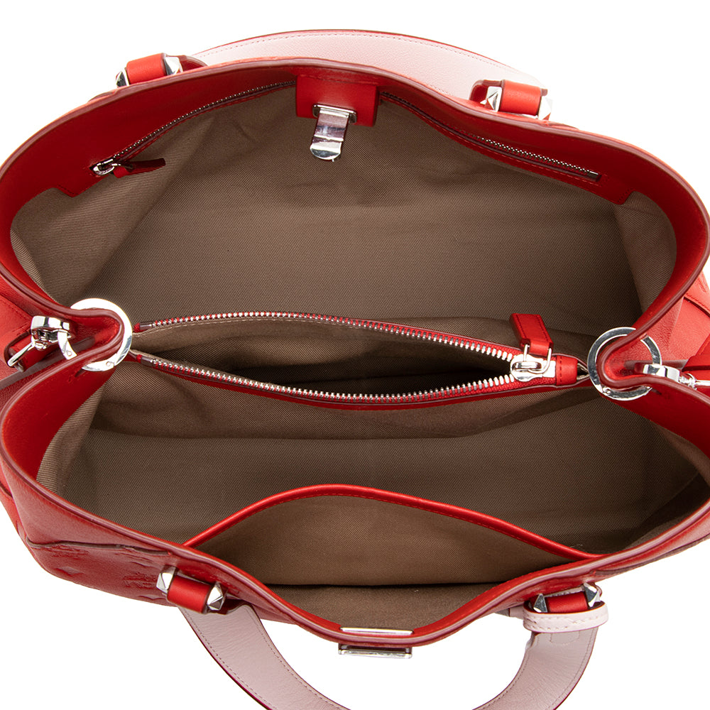 MCM Monogram Leather Essential Medium Tote (SHF-19898)