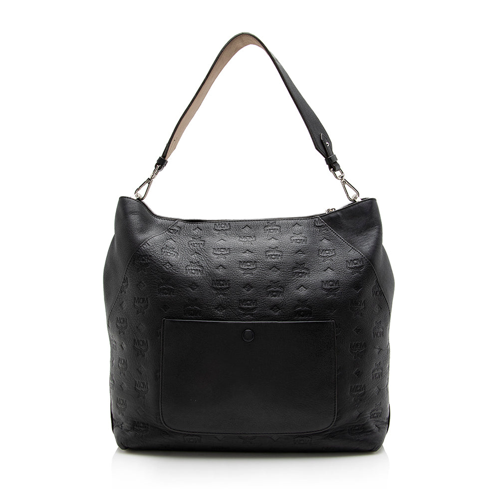 MCM Monogram Leather Klara Hobo - FINAL SALE (SHF-17158)