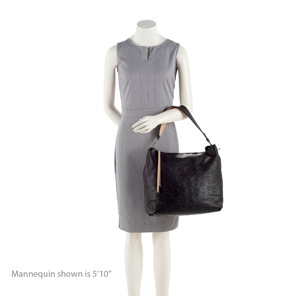 MCM Monogram Leather Klara Hobo - FINAL SALE (SHF-17158)