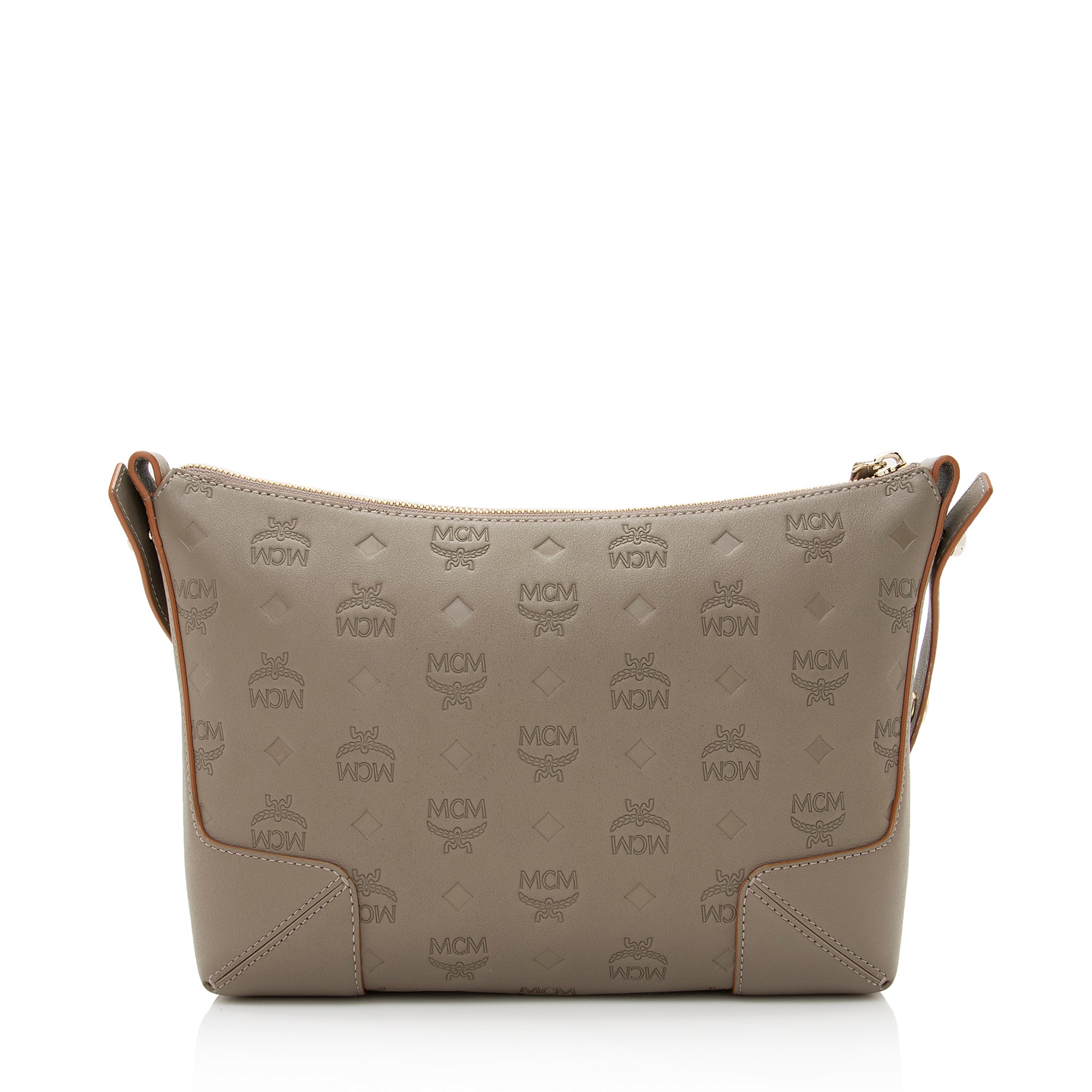 MCM Embossed Leather Klara Small Crossbody Bag (SHF-22546)