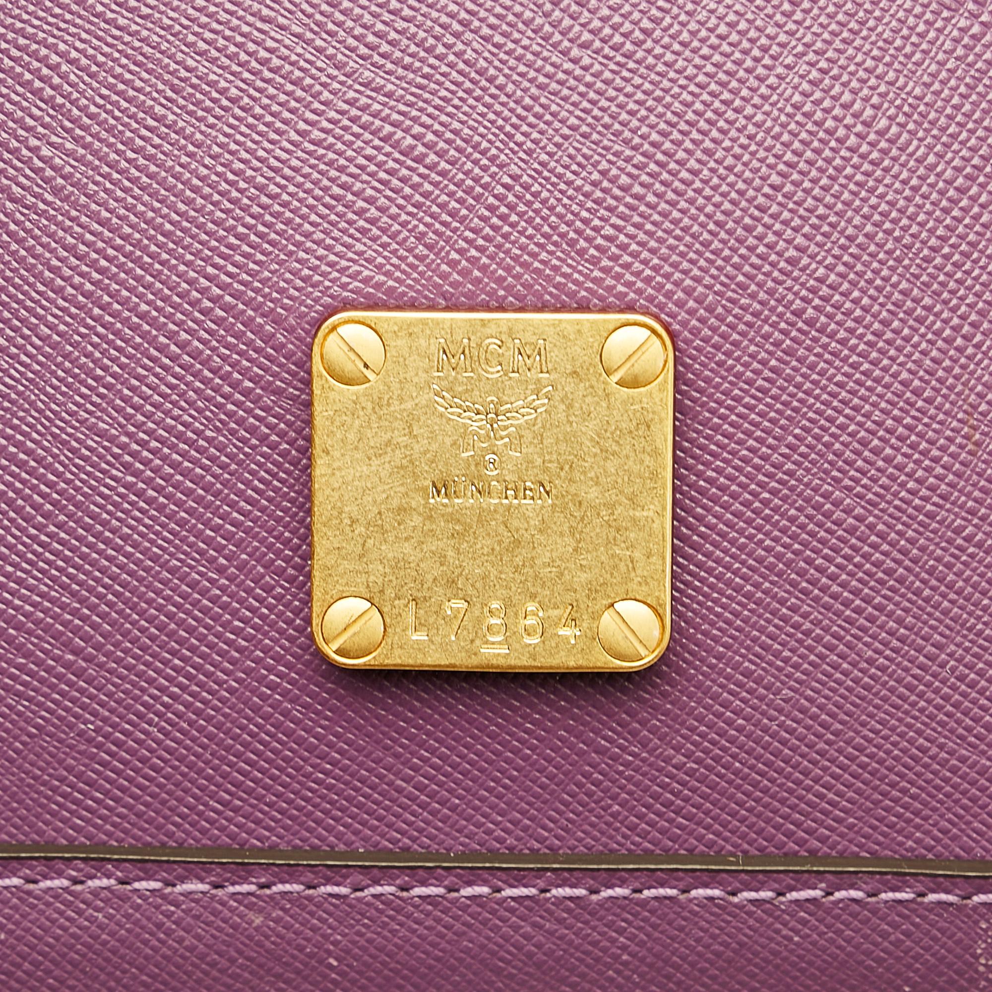 MCM Nuovo Leather Satchel (SHG-28667)