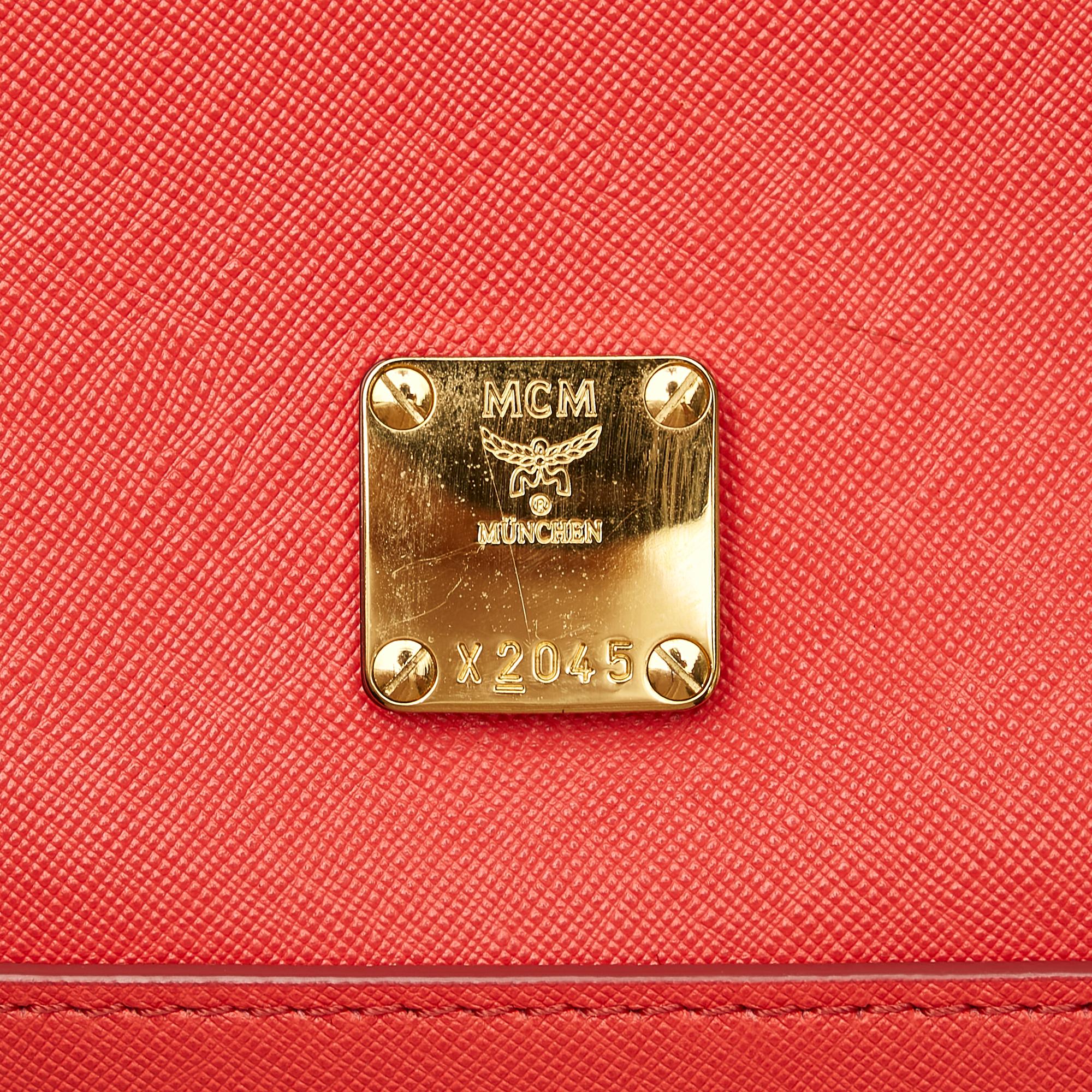 MCM Nuovo Leather Satchel (SHG-33209)