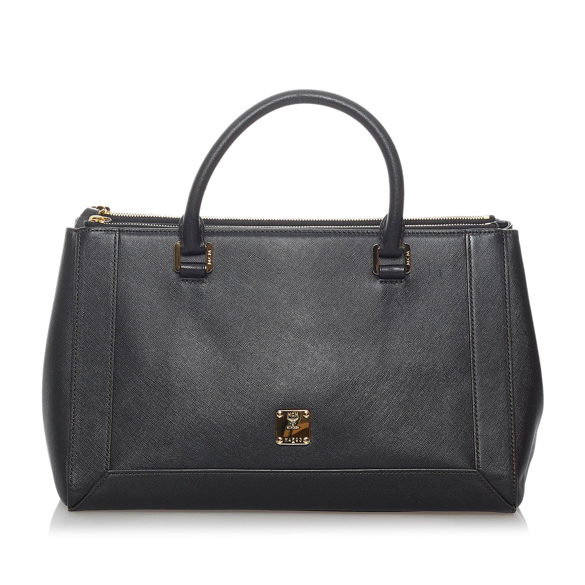 MCM Nuovo Leather Satchel (SHG-36408)