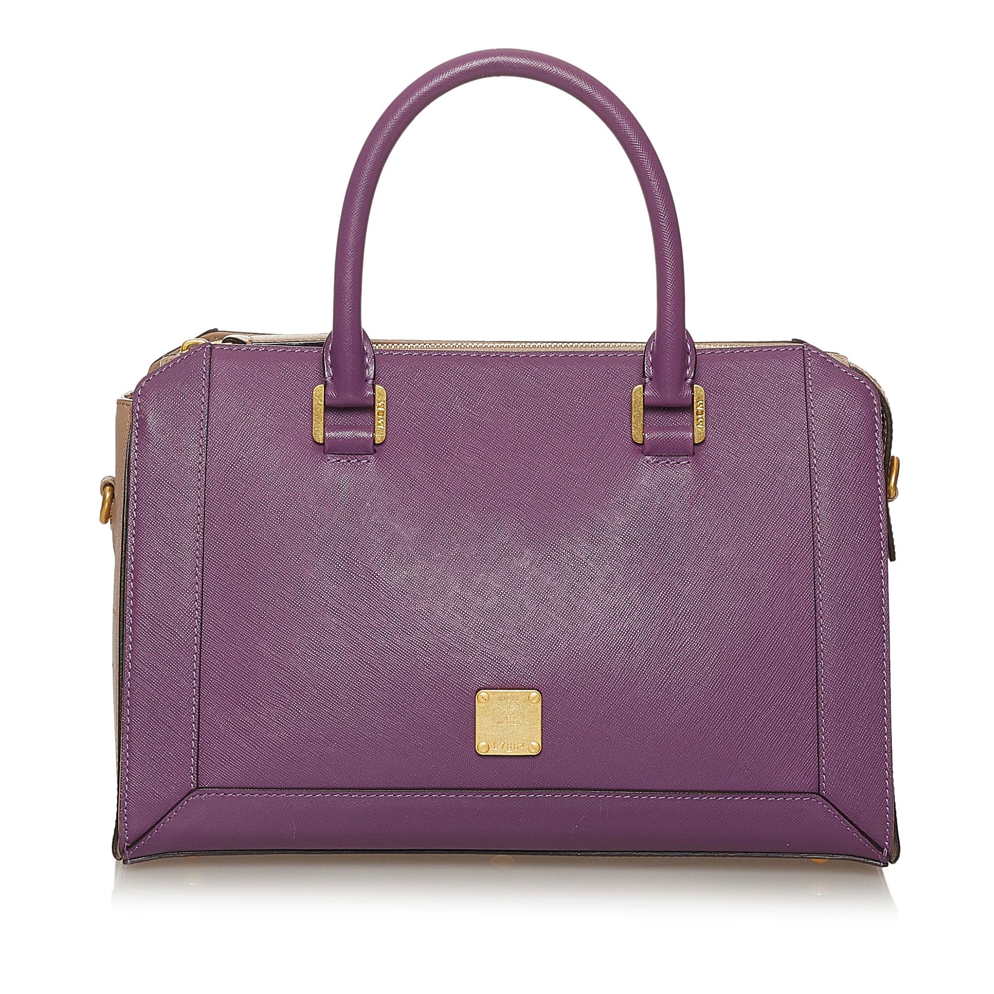 MCM Nuovo Leather Satchel (SHG-36411)