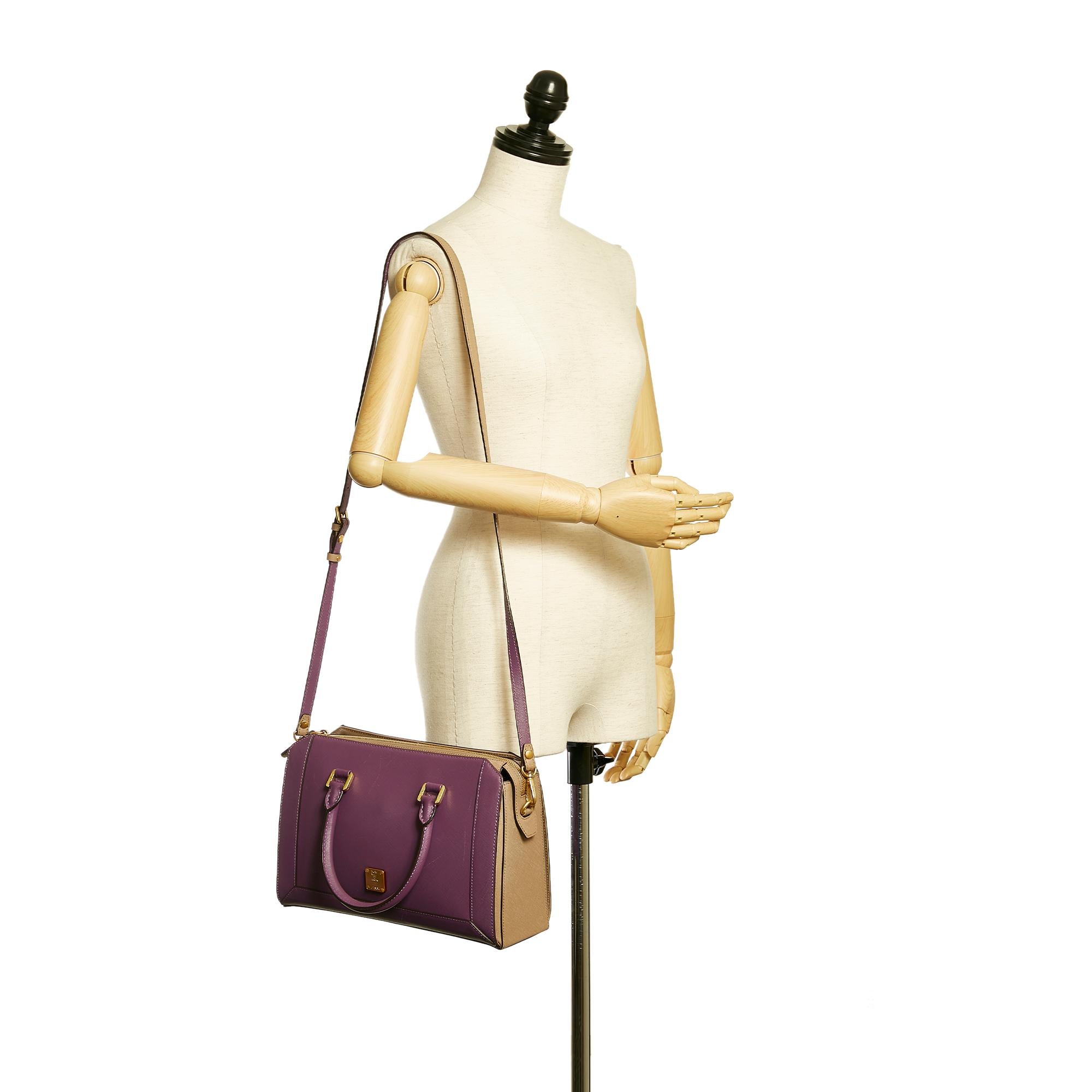 MCM Nuovo Leather Satchel (SHG-36411)
