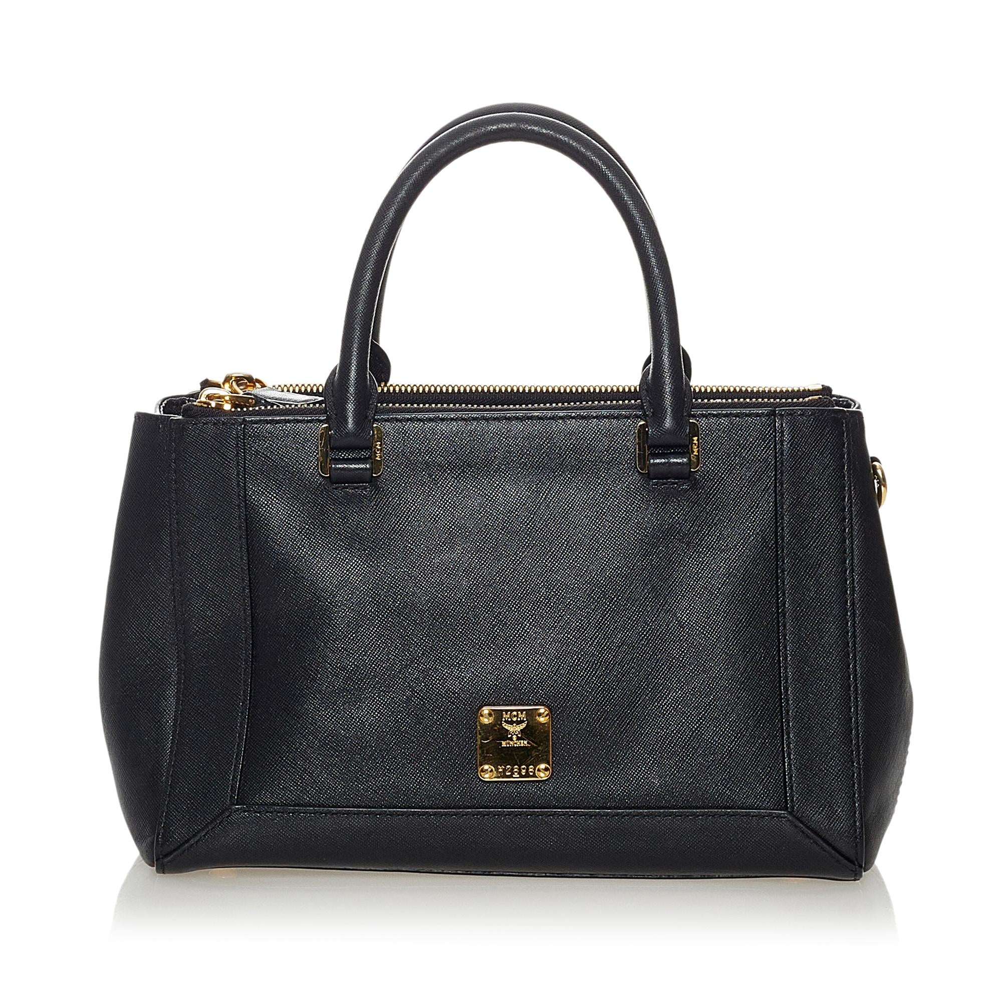 MCM Nuovo Leather Satchel (SHG-36412)