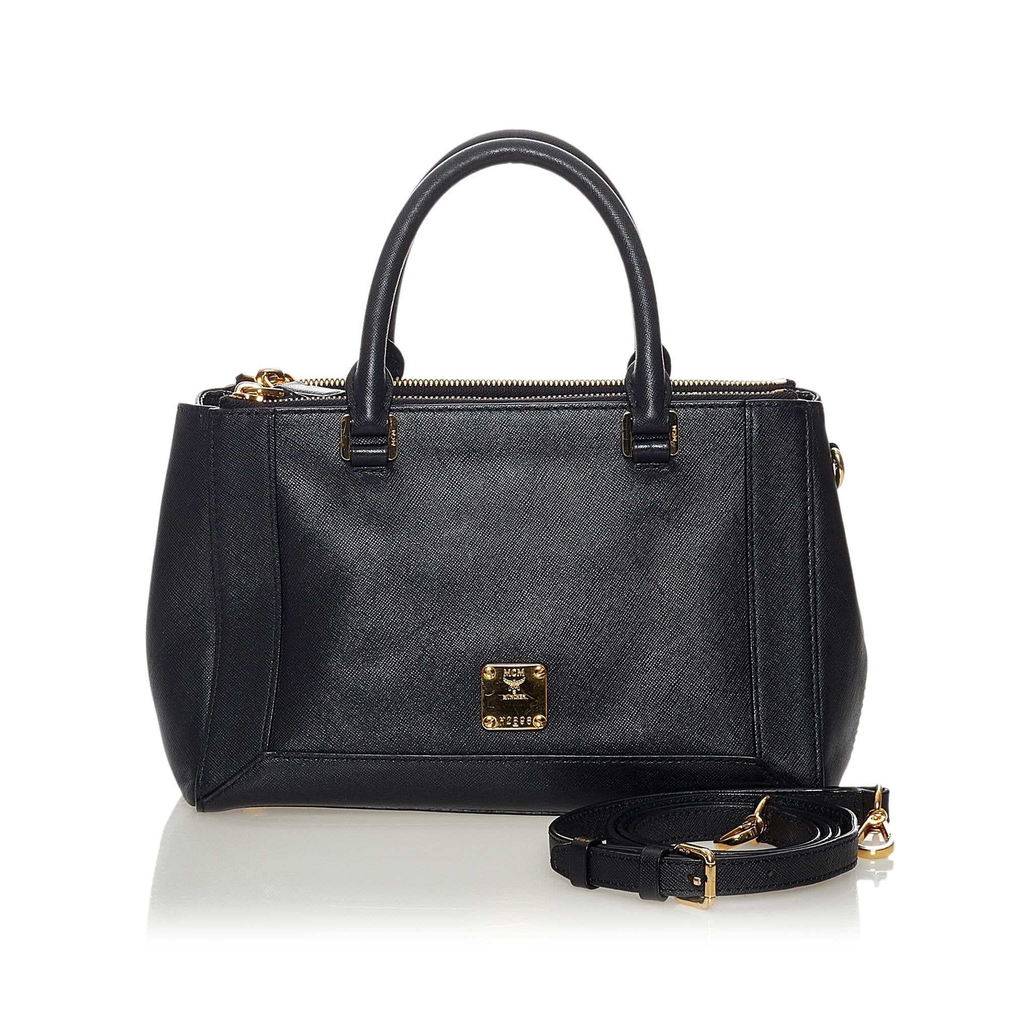 MCM Nuovo Leather Satchel (SHG-36412)