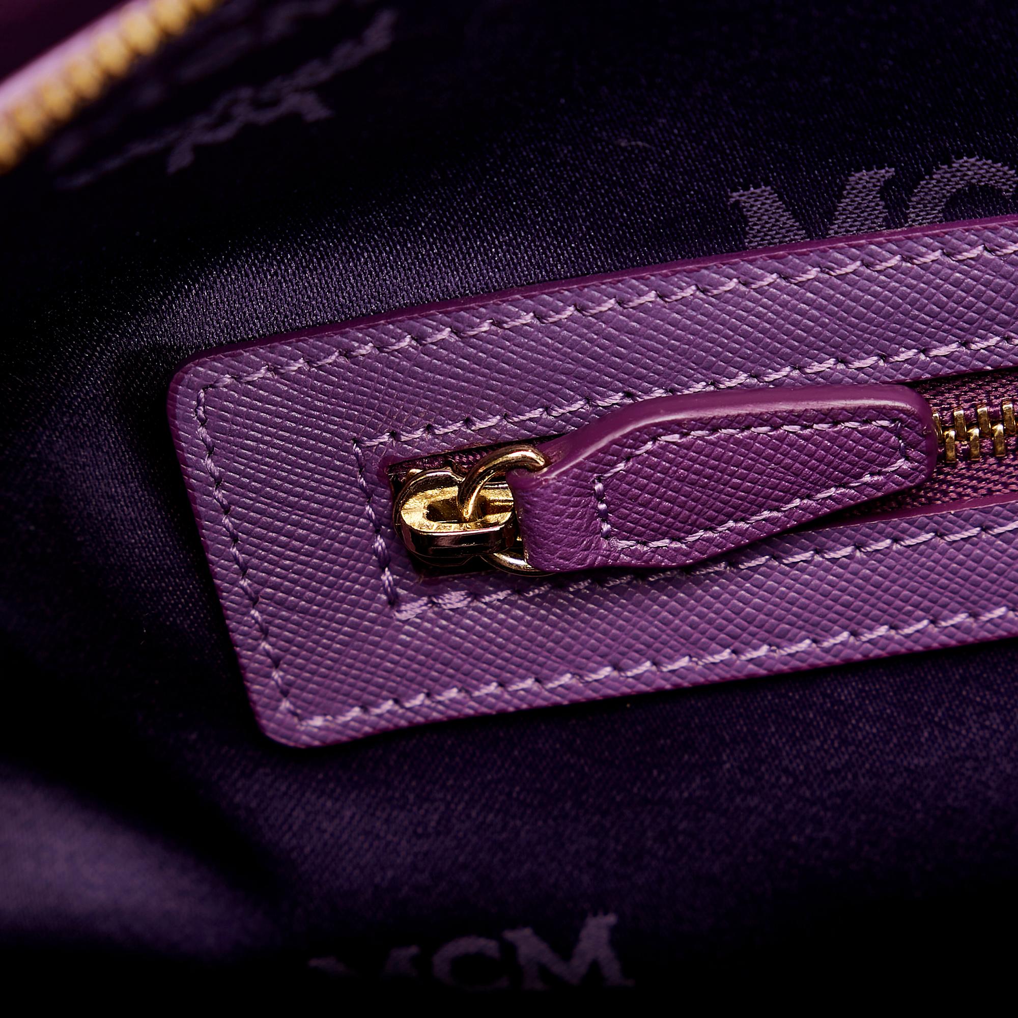 MCM Nuovo Leather Satchel (SHG-36666)