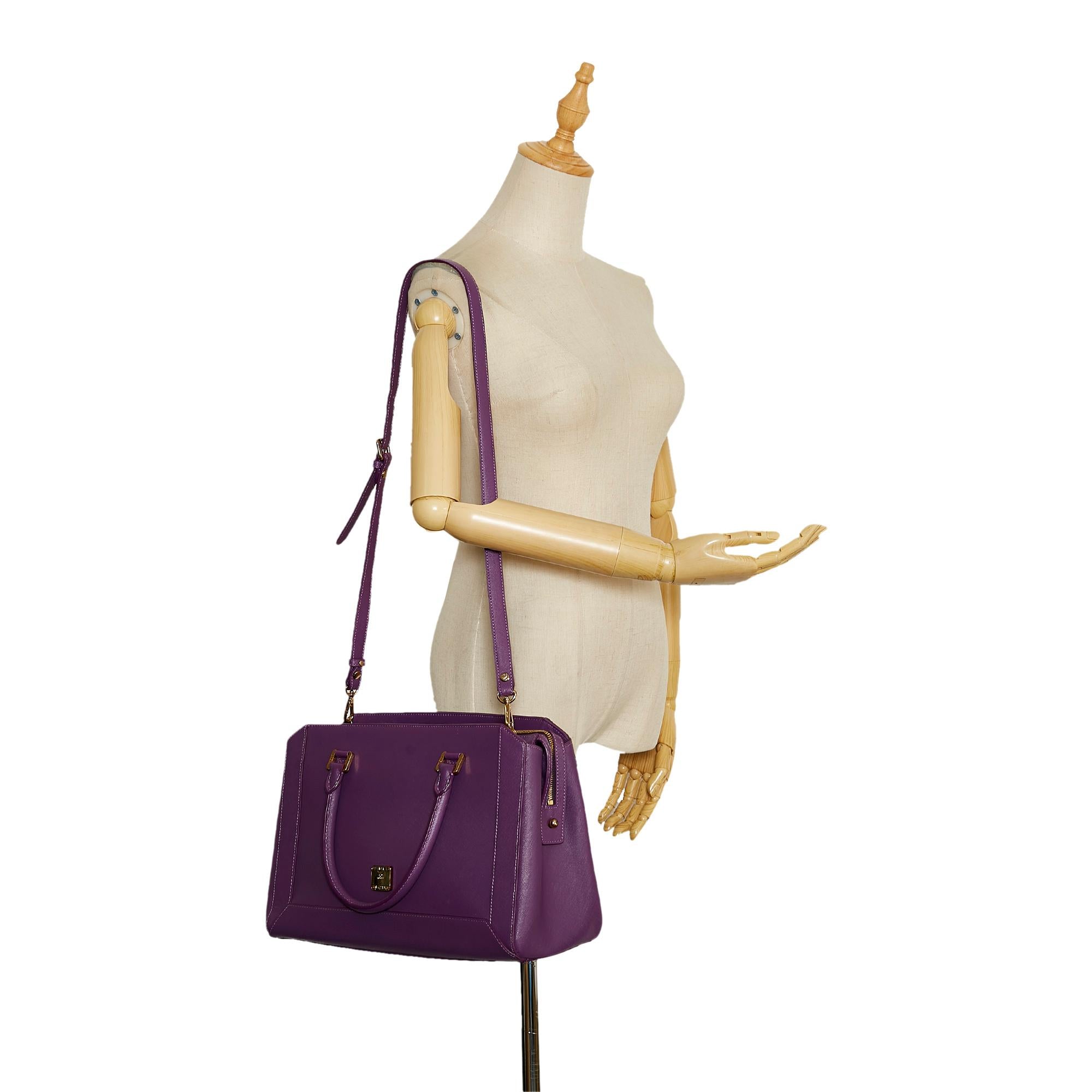 MCM Nuovo Leather Satchel (SHG-36666)