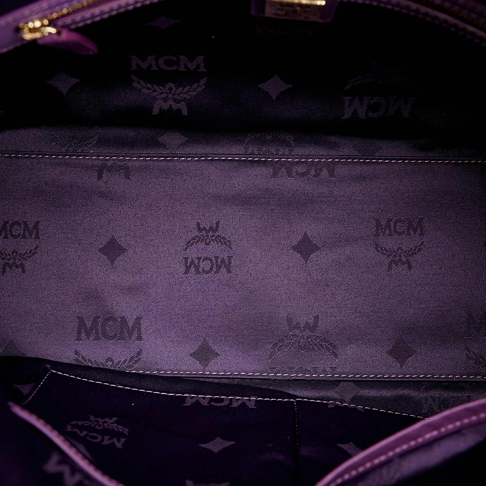 MCM Nuovo Leather Satchel (SHG-36666)