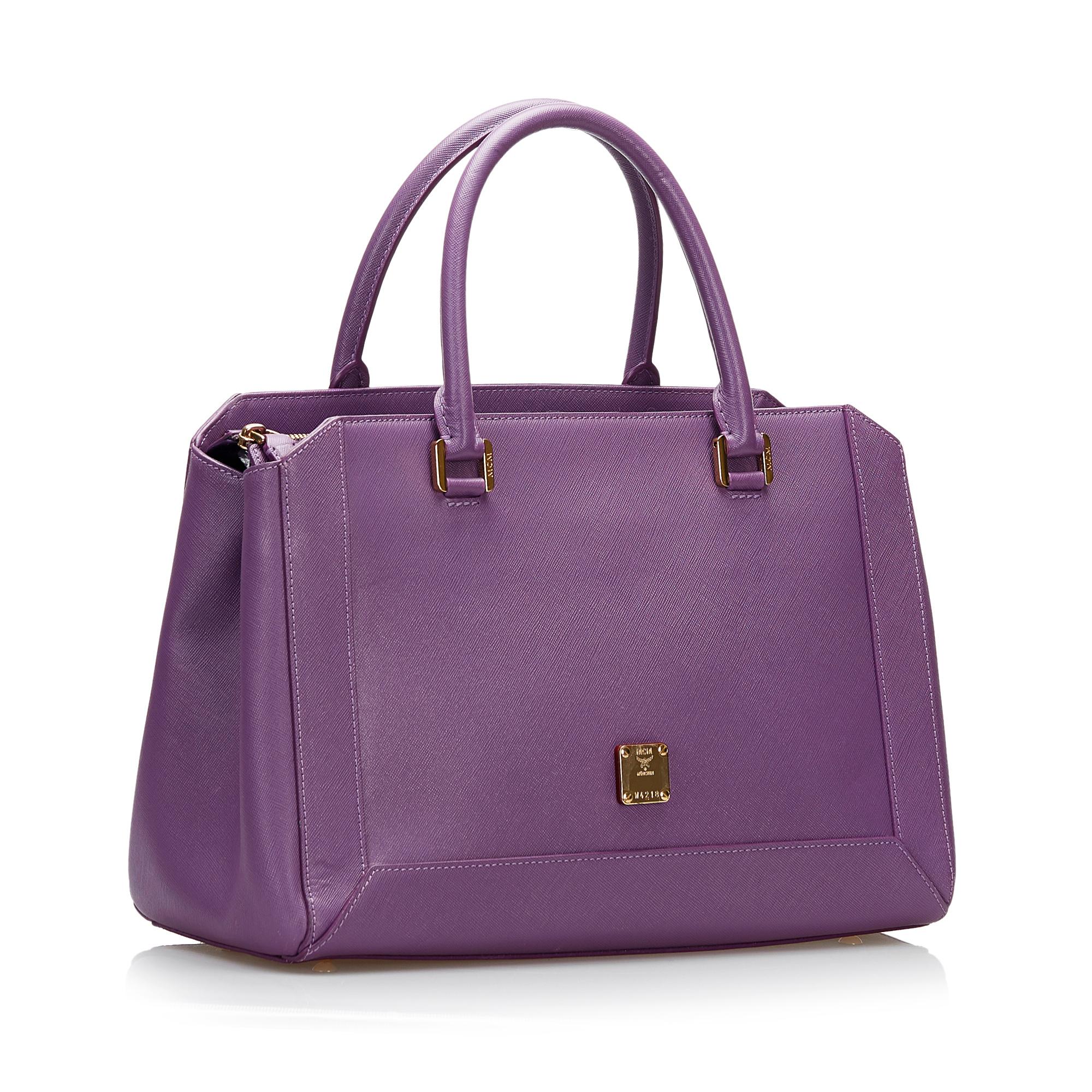 MCM Nuovo Leather Satchel (SHG-36666)