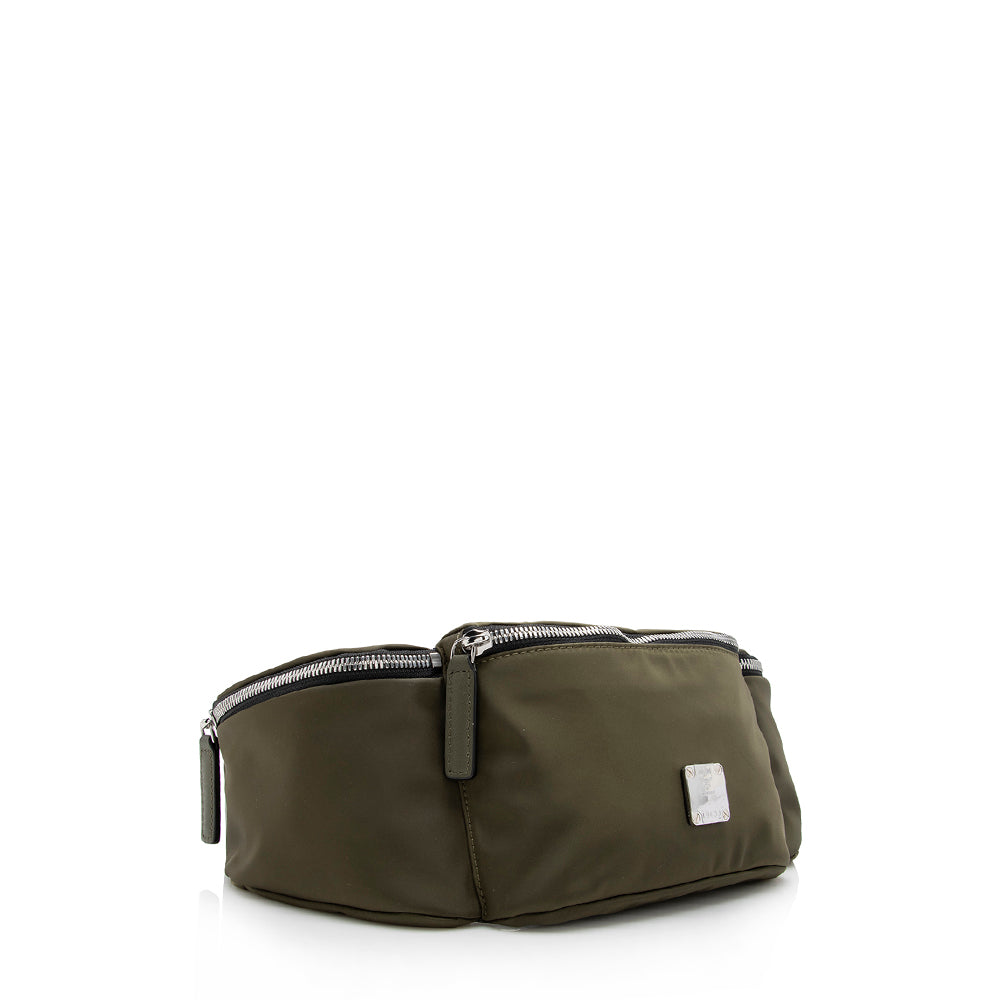 MCM Nylon Jamison Triple Pocket Waist Bag (SHF-16564)