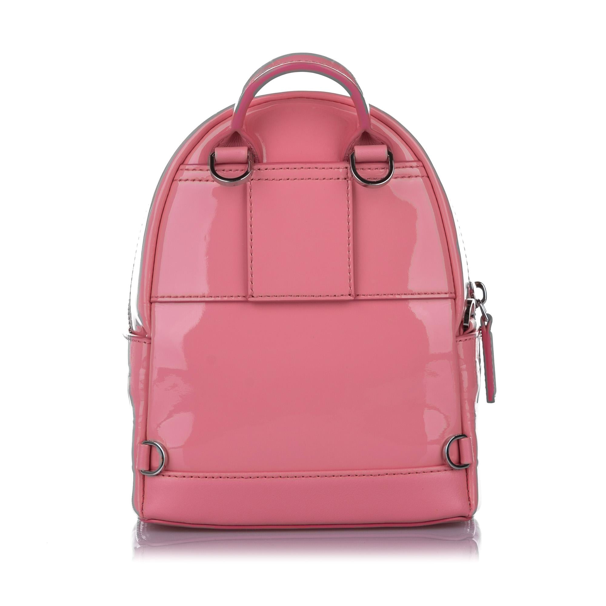 MCM Patent Leather Backpack (SHG-32321)