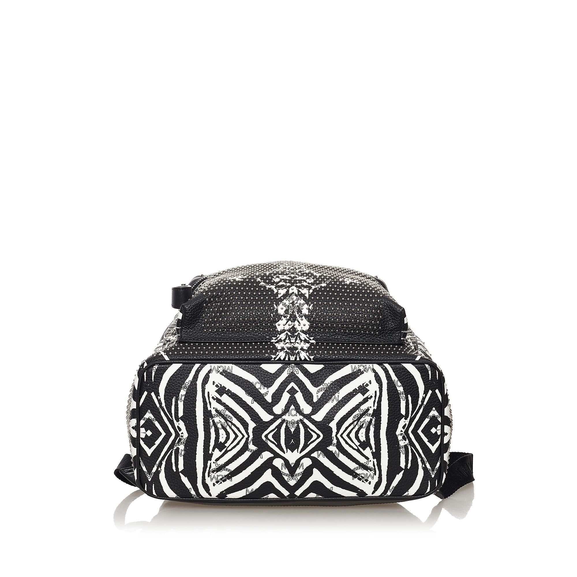 MCM Printed Leather Backpack (SHG-33232)