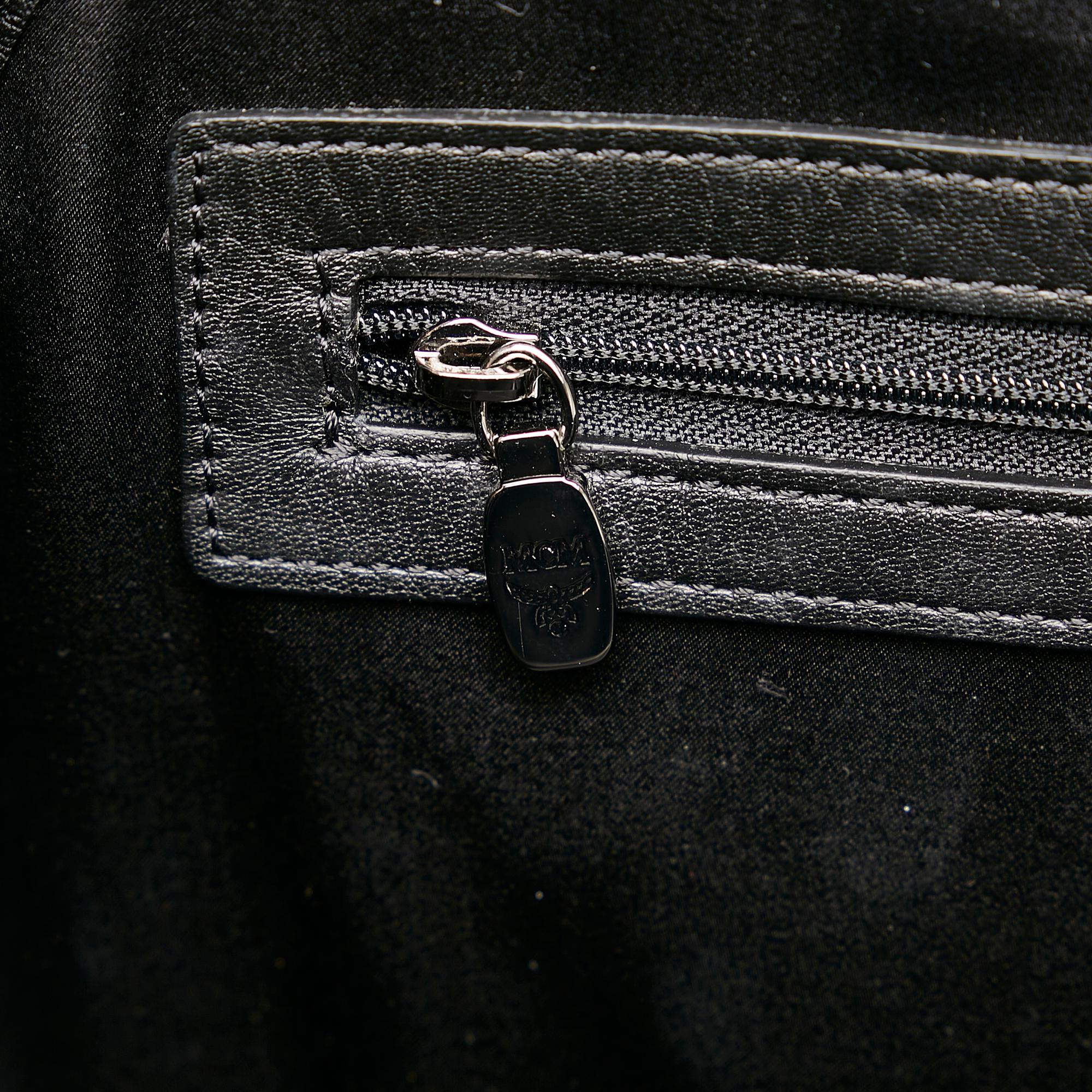 MCM Printed Leather Backpack (SHG-33232)