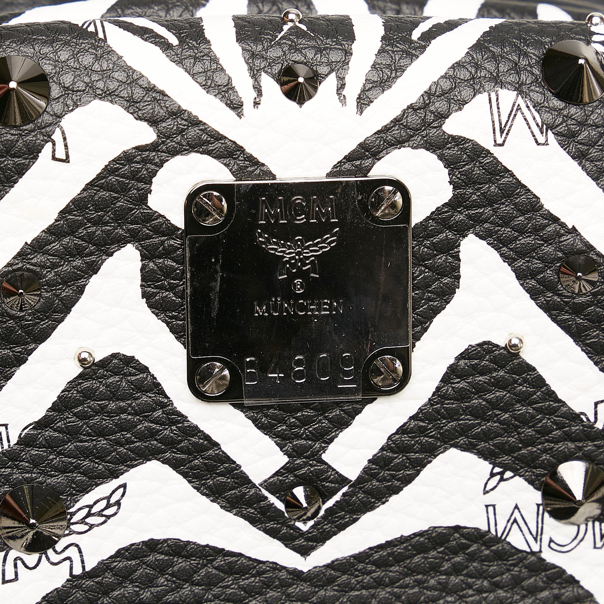 MCM Printed Leather Backpack (SHG-33232)