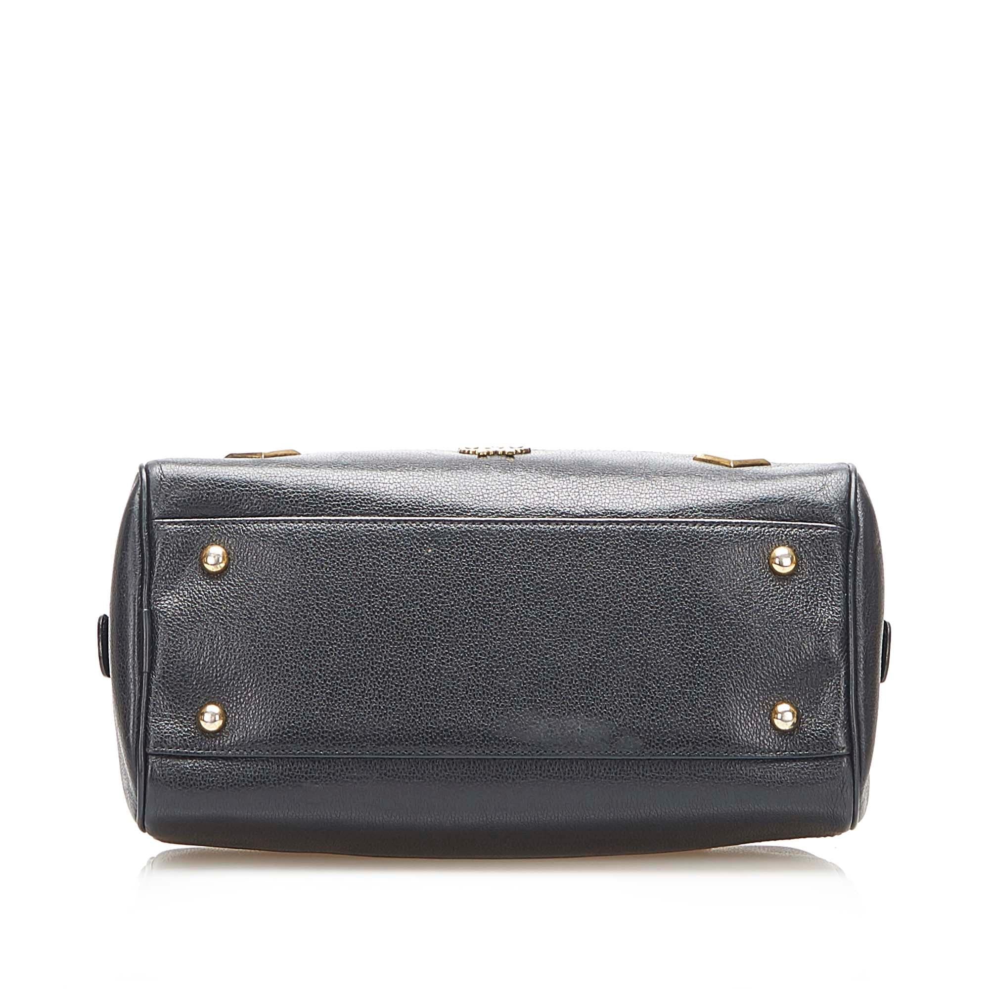 MCM Studded Leather Handbag (SHG-22327)