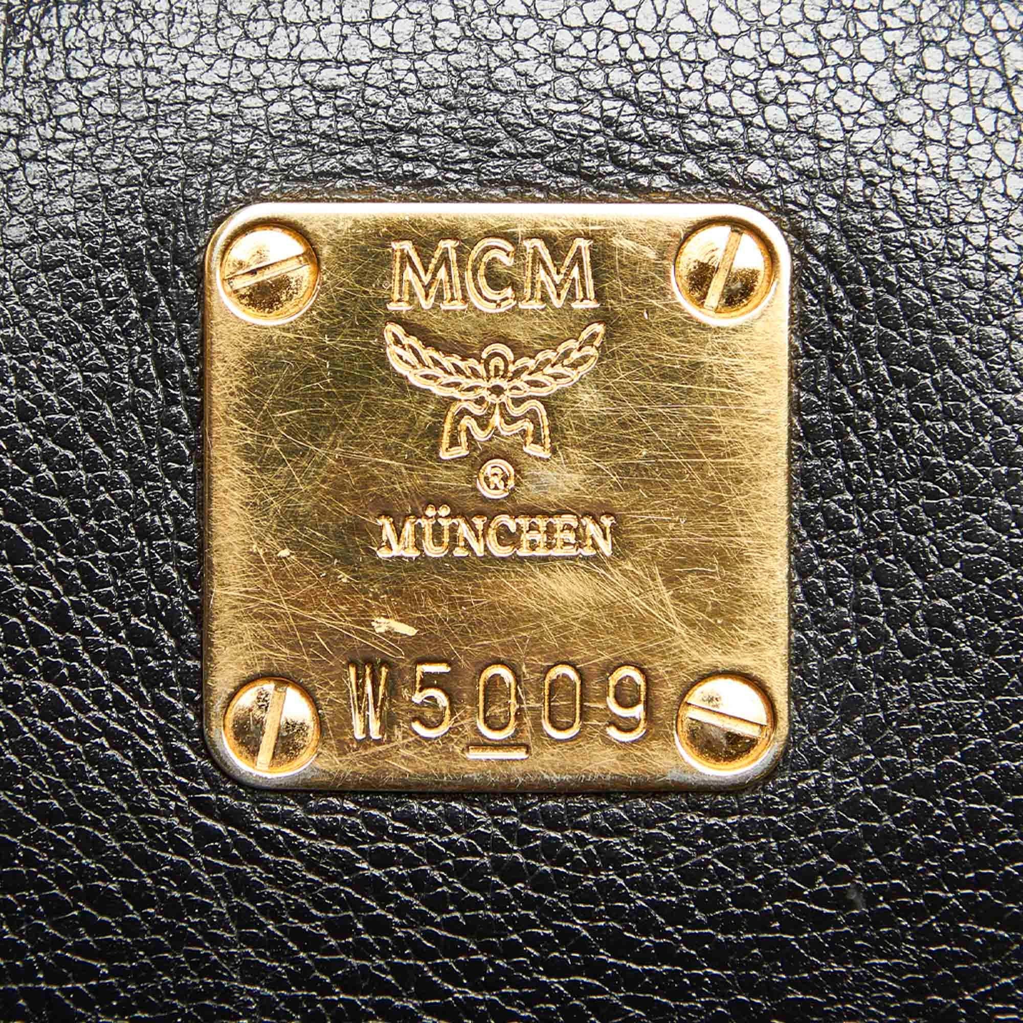 MCM Studded Leather Handbag (SHG-22327)