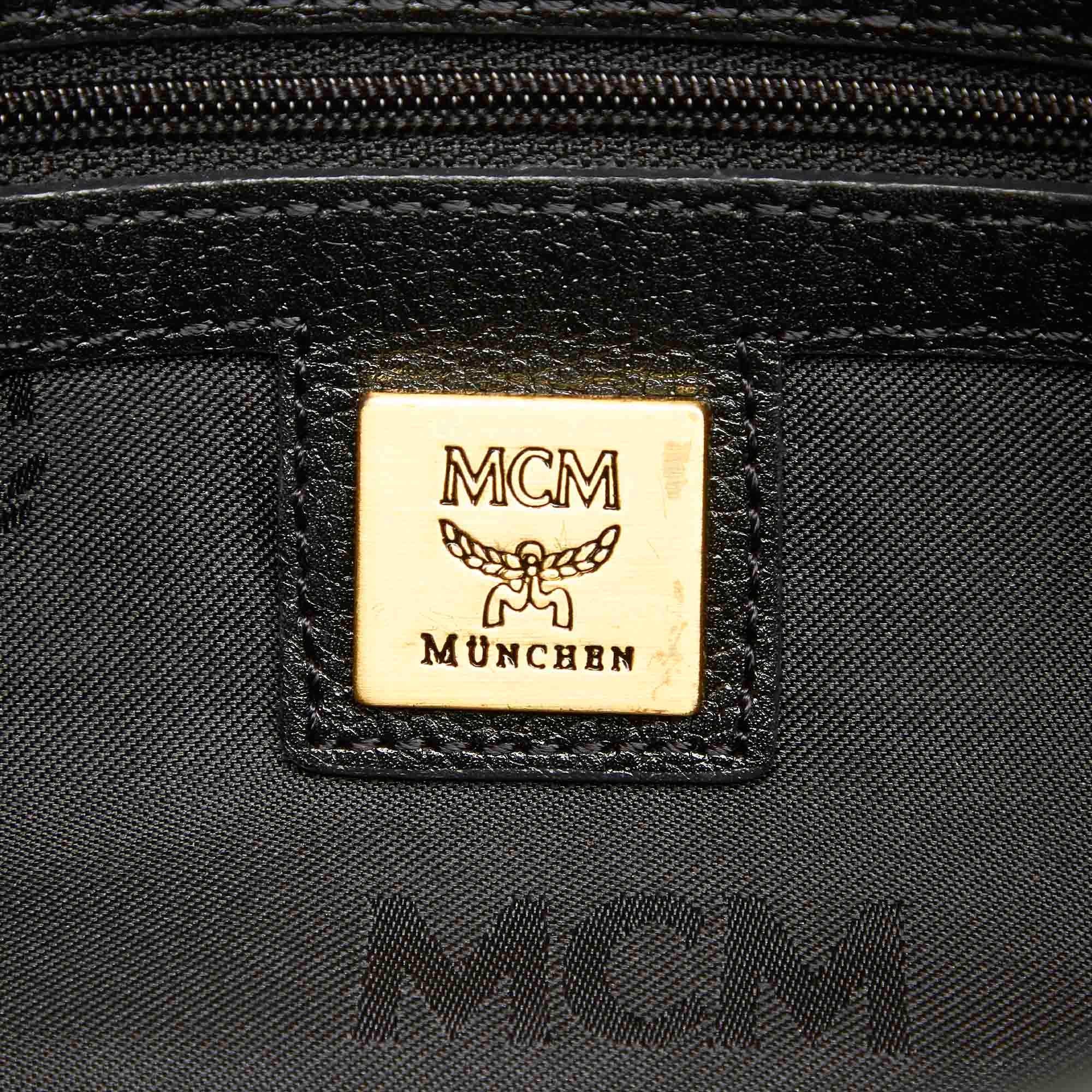 MCM Studded Leather Handbag (SHG-22327)