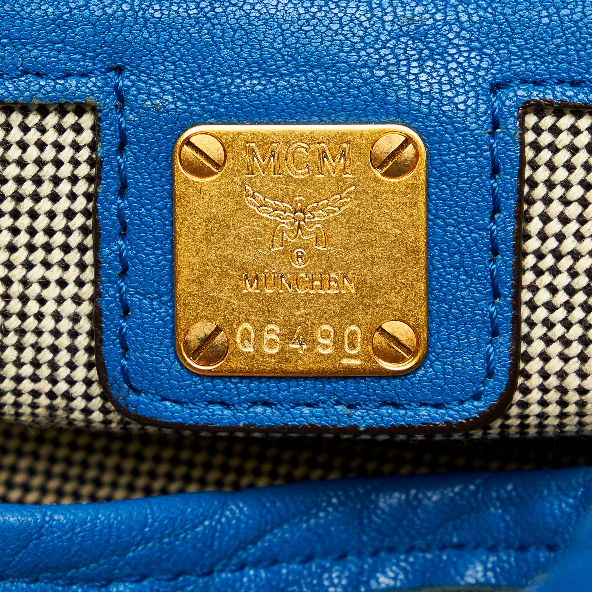 MCM Studded Leather Satchel (SHG-26922)