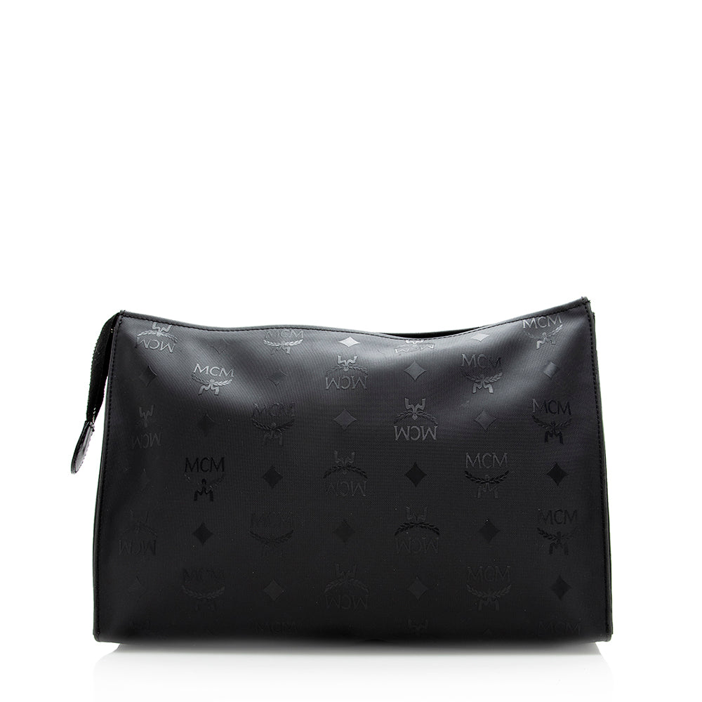 MCM VIntage Nylon Cosmetic Pouch (SHF-18665)