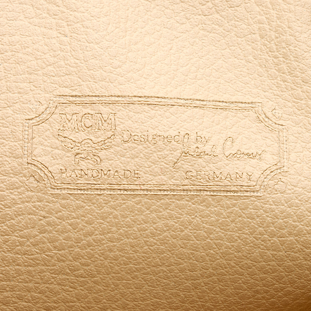 MCM VIntage Nylon Cosmetic Pouch (SHF-18665)