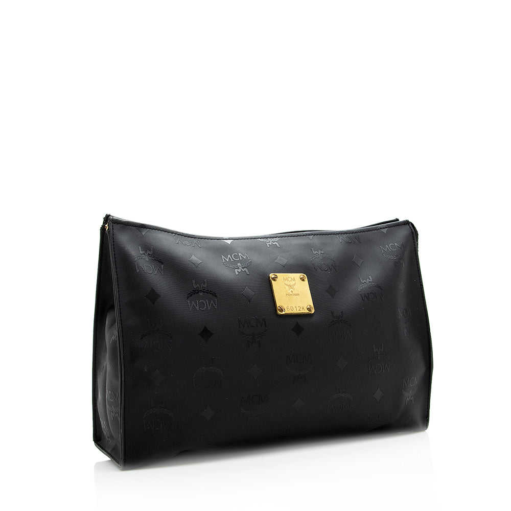 MCM VIntage Nylon Cosmetic Pouch (SHF-18665)