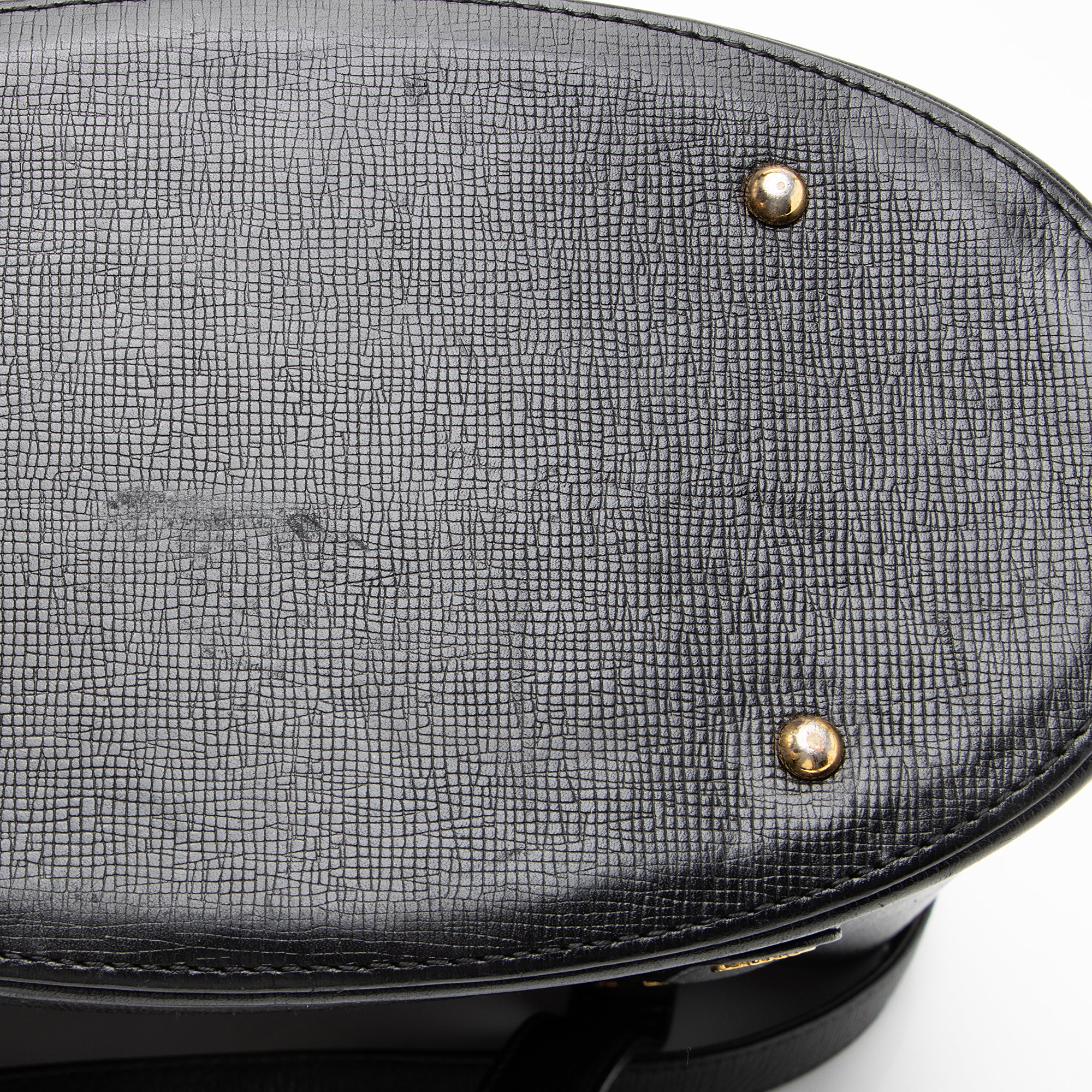 MCM Vintage Leather Studded Logo Small Tote (SHF-23083)