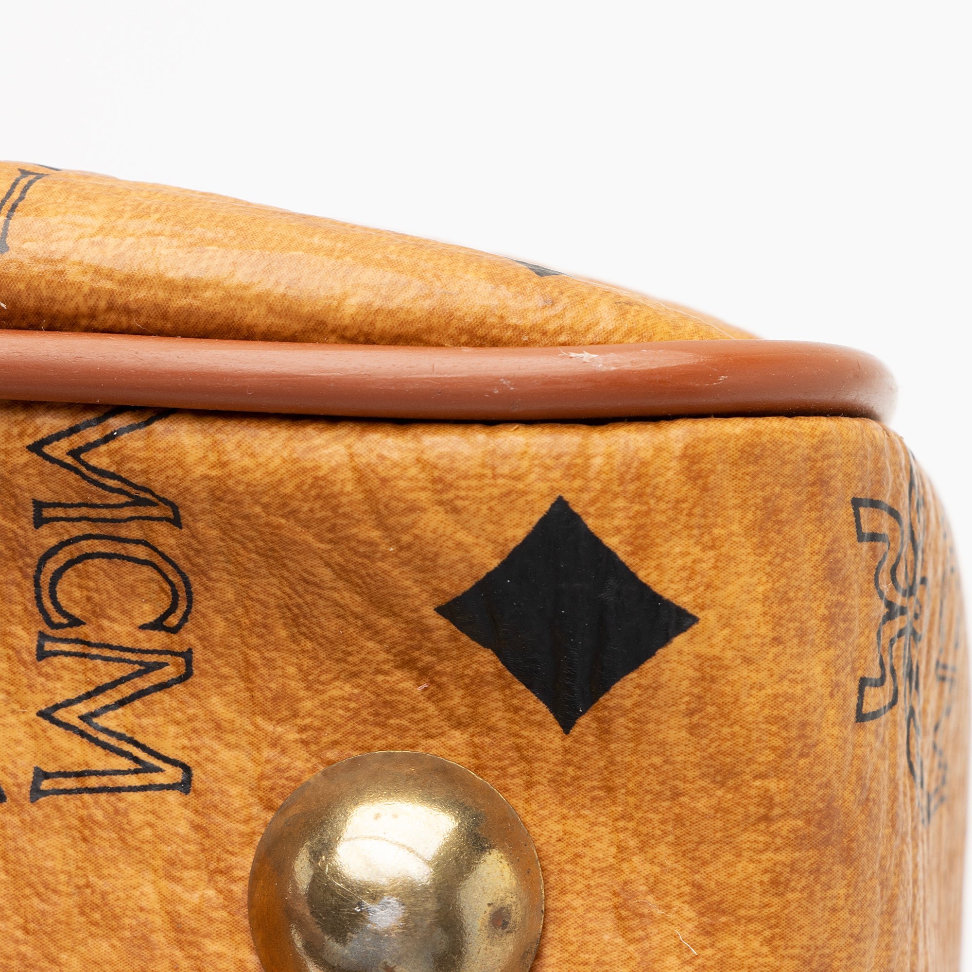 MCM Vintage Visetos Boston Bag (SHF-23874)