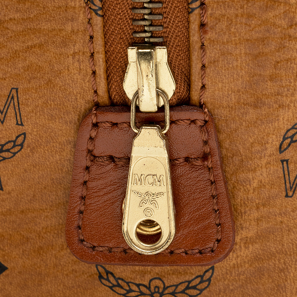 MCM Vintage Visetos Boston Satchel (SHF-18204)