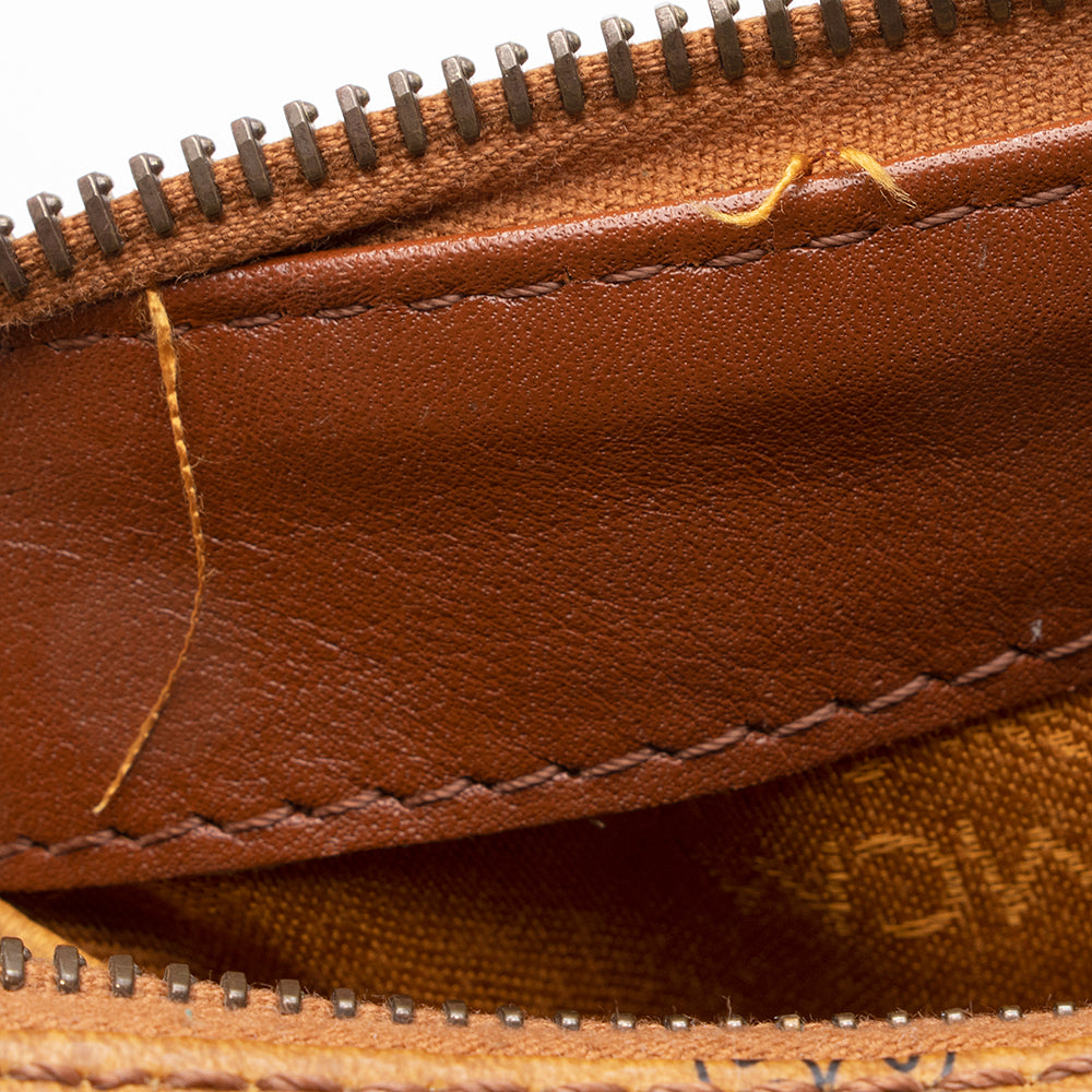 MCM Vintage Visetos Boston Satchel (SHF-18204)