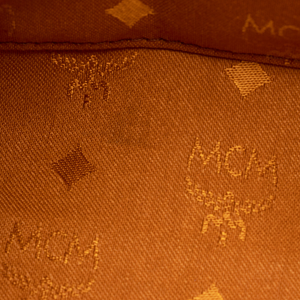 MCM Vintage Visetos Boston Satchel (SHF-18204)