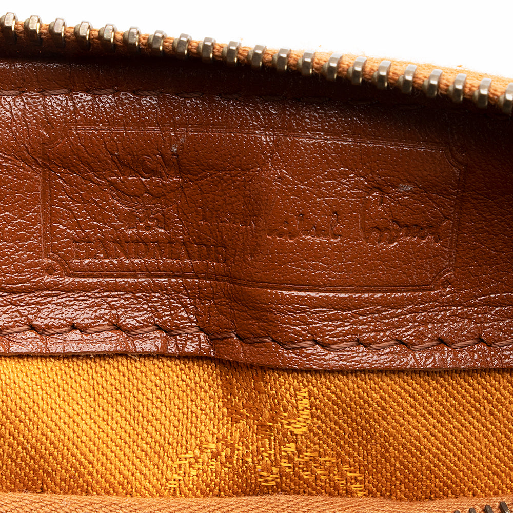 MCM Vintage Visetos Boston Satchel (SHF-18204)