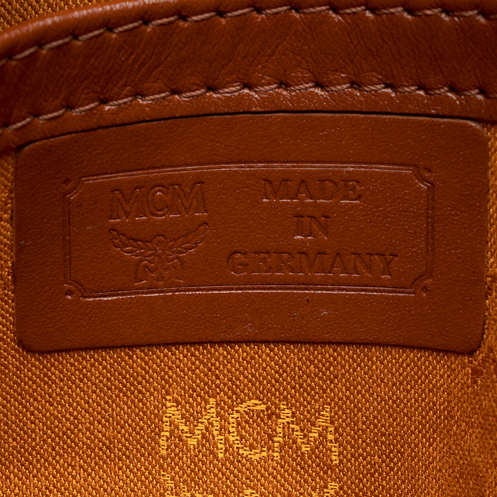 MCM Vintage Visetos Boston Satchel (SHF-18204)