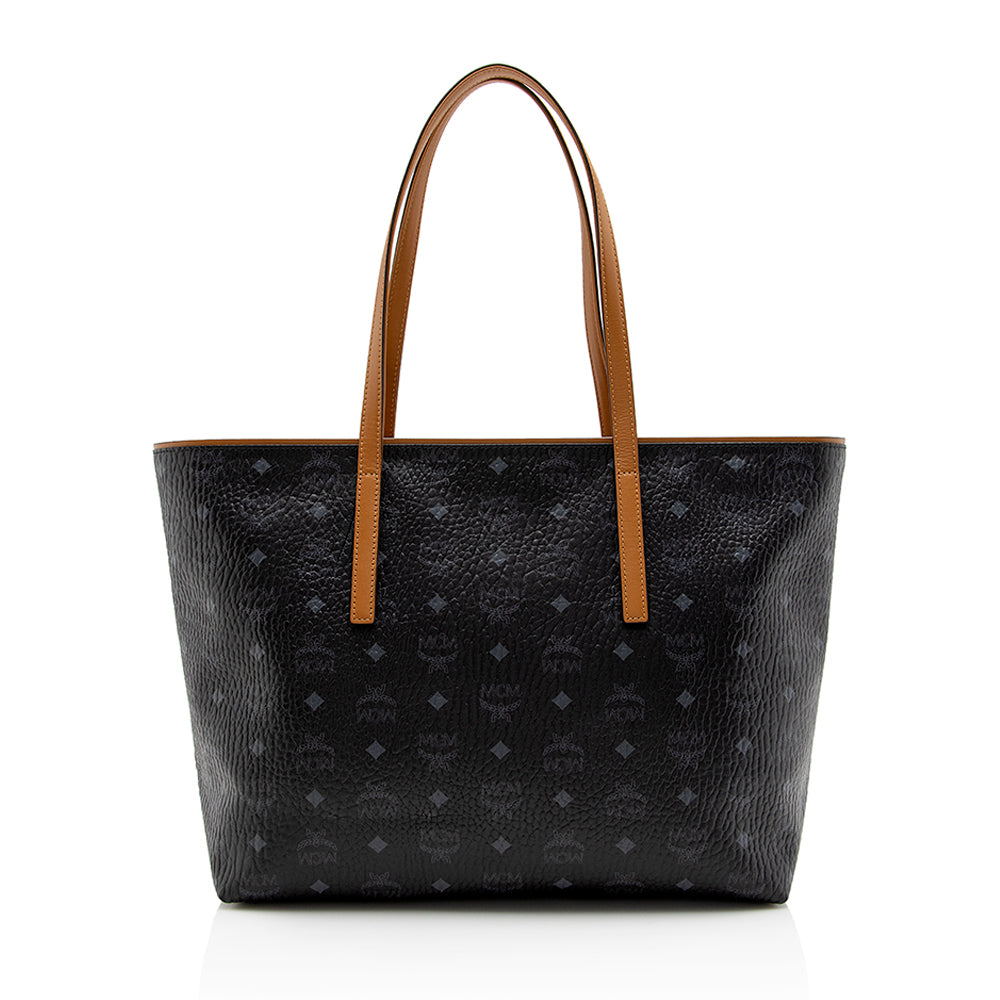MCM Visetos Anya Top-Zip Tote (SHF-15673)