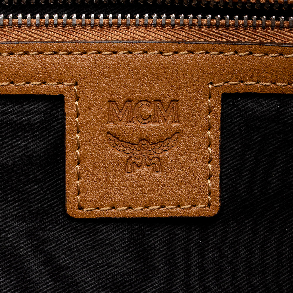 MCM Visetos Anya Top-Zip Tote (SHF-15673)