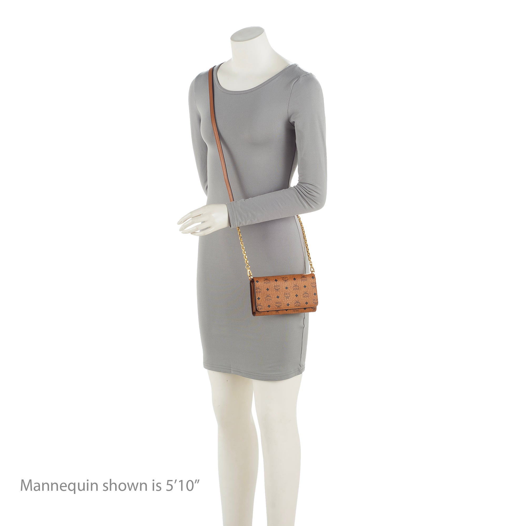 MCM Visetos Aren Large Wallet on Chain Bag (SHF-23480)