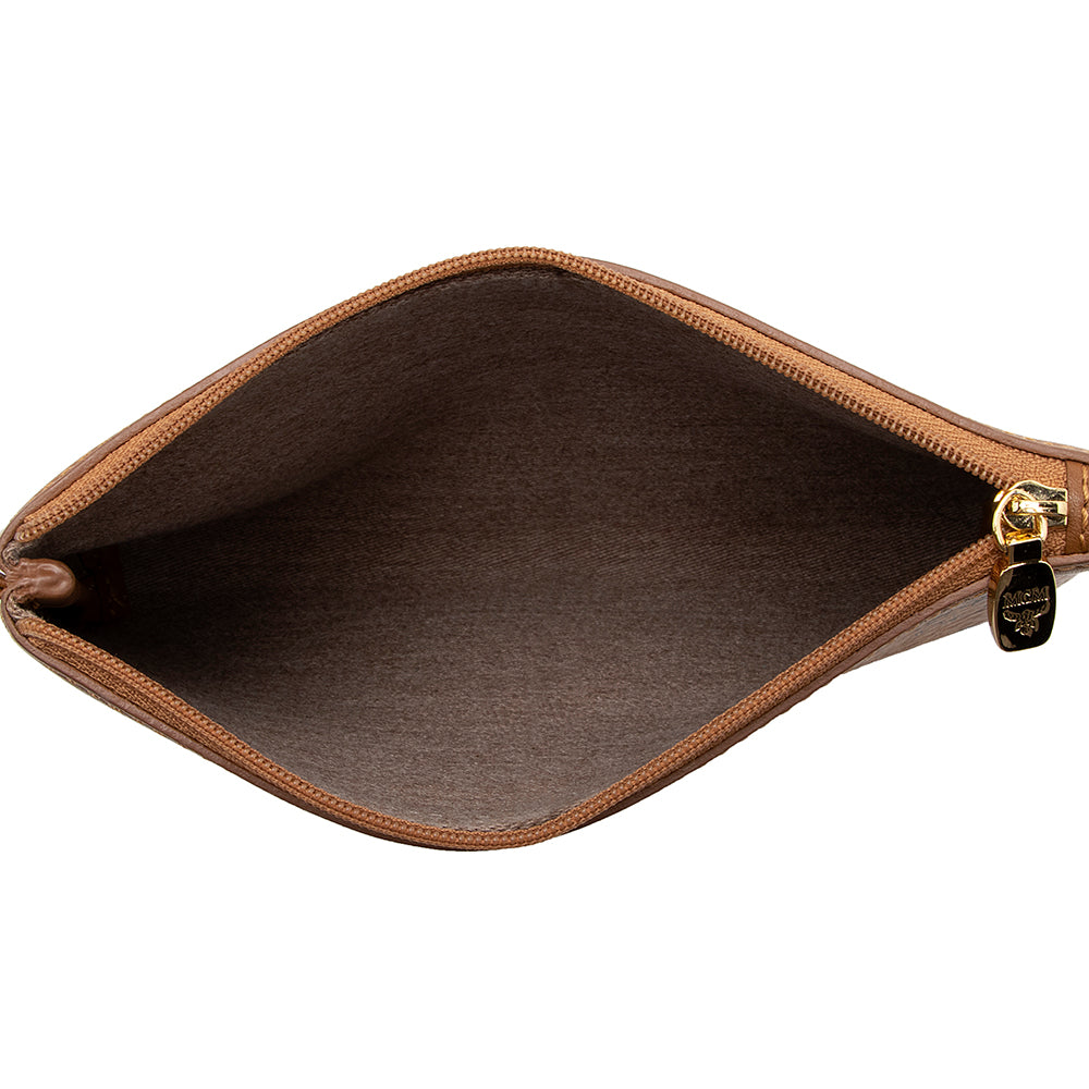 MCM Visetos Croc Embossed Liz Medium Shopper Tote (SHF-18699)