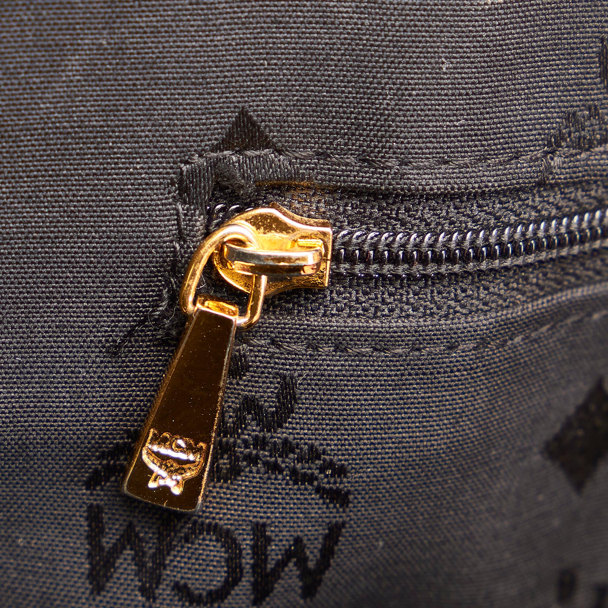 MCM Visetos Embossed Leather Handbag (SHG-27639)