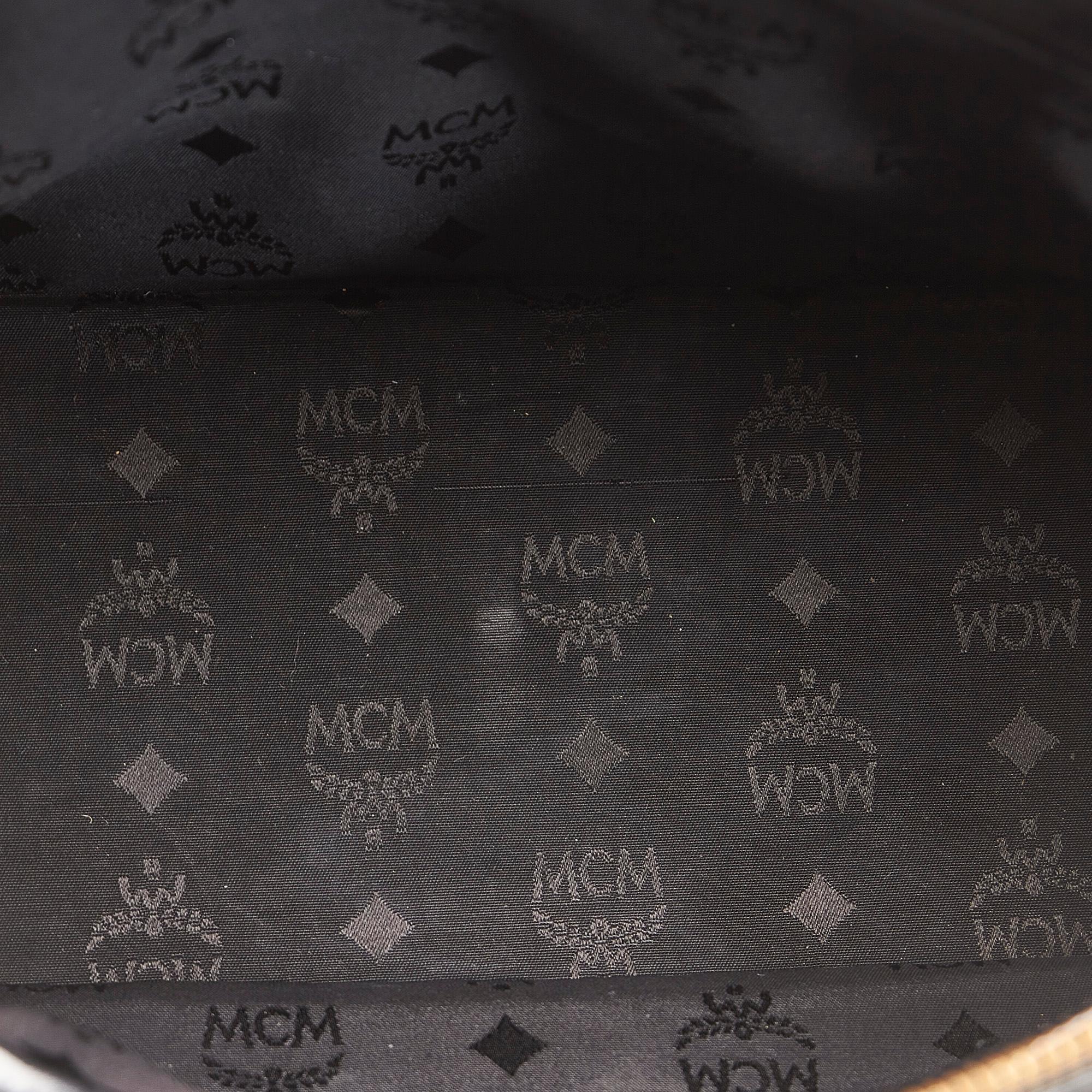 MCM Visetos Embossed Leather Handbag (SHG-27639)