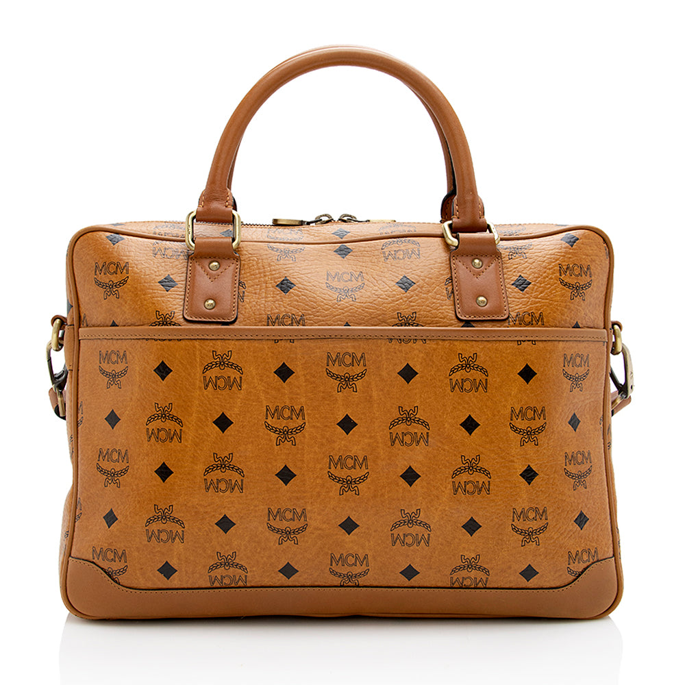 MCM Visetos Laptop Bag (SHF-17985)